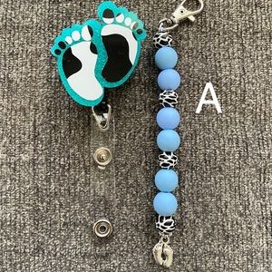 Badge Reel Labor and Delivery Teaching Dilation Beads Clip On Tool Set